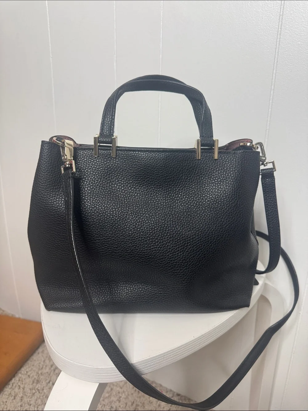 Kate spade black satchel purse bag